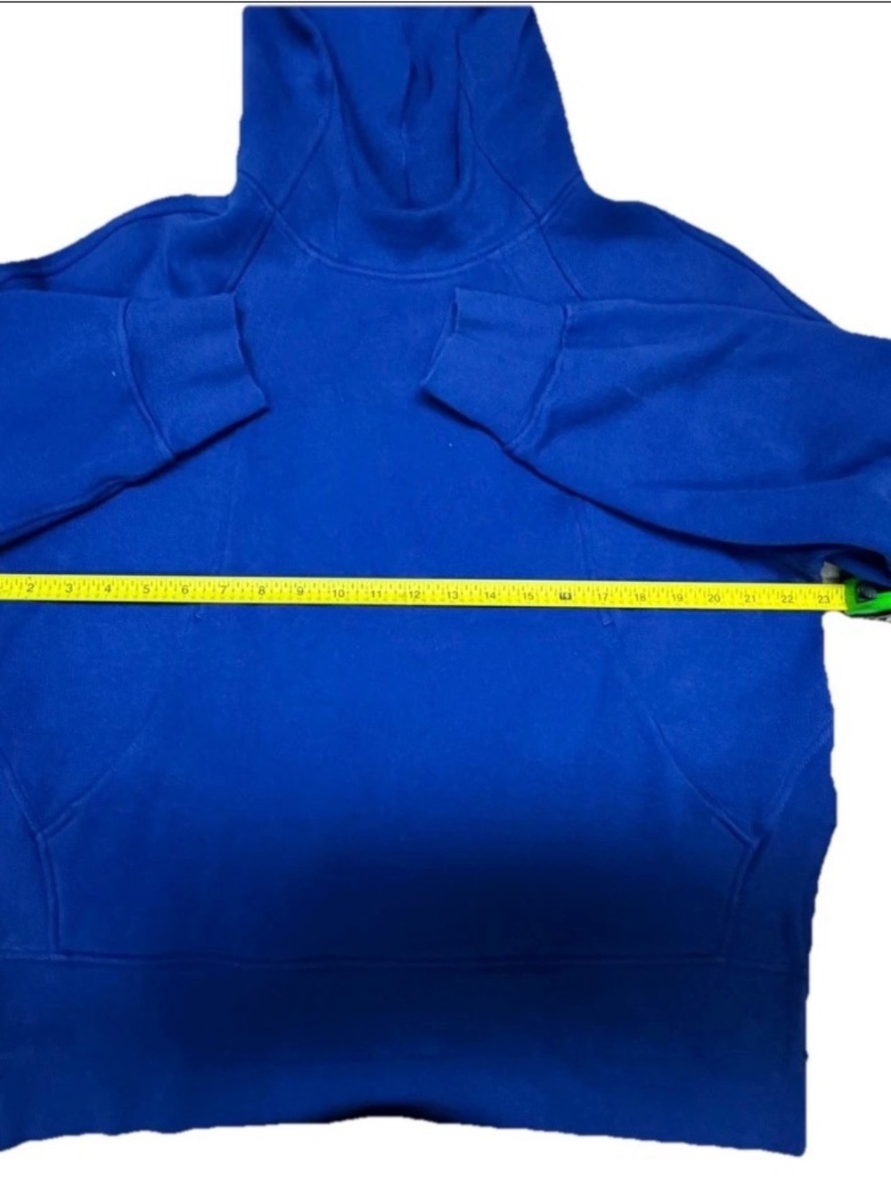 Lululemon Royal Blue Scuba Oversized Side Slid Pullover Hoodie - Picture 2 of 5